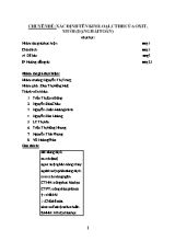 Chuyên đề Xác định tên kim loại, cthh của oxit, muối (Dạng bài toán)